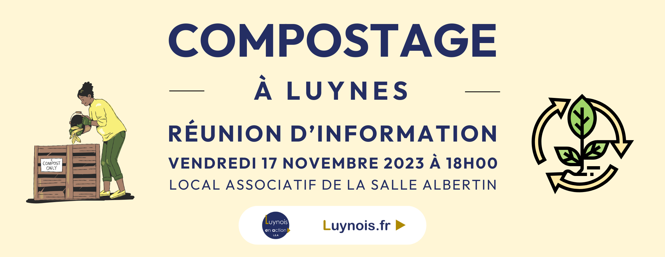 Réunion d’information sur le compostage à Luynes