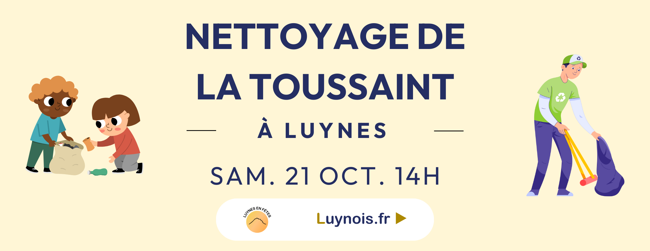 Nettoyage de la Toussaint à Luynes